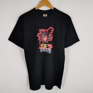Godzilla Shirt Vintage 00&#39;s Godzilla Toho-Tohoeiga Tee T Shirt Size M