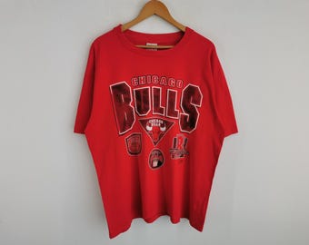 Vtg 90s Chicago Bulls Ring World Champion T Shirt - Etsy