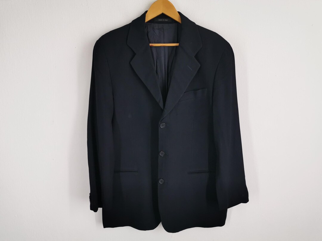 ジャケット・アウター 90s EMPORIO ARMANI wool tailored jacket Emporio Armani Vintage 1990s Emporio Armani Tailored Jacket