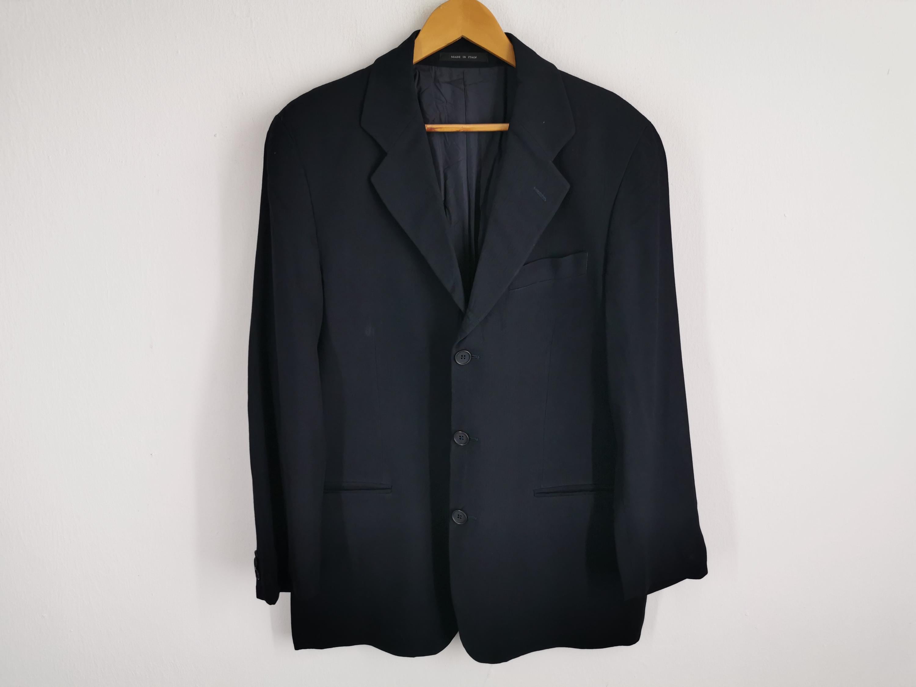 Emporio Armani Blazer Vintage 90's Emporio Armani Wool Blazer Coat