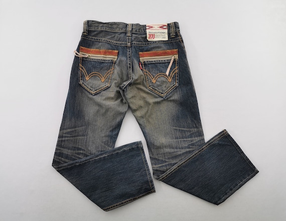 Edwin Jeans Distressed Vintage Size 32 Edwin XV Denim Jeans Made