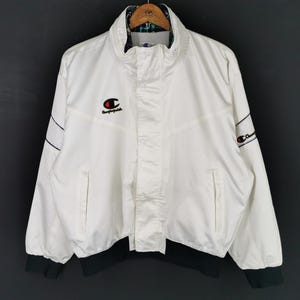 Champion Jacket Vintage 90s Size Jaspo L Champion Physdelic Windbreaker Jacket