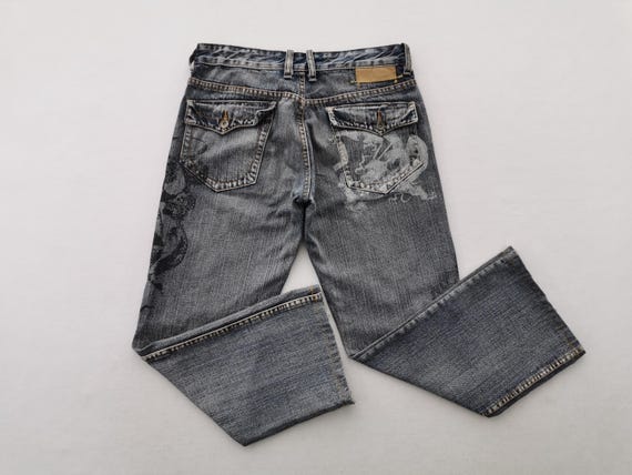 Semantic Design Jeans Size L Semantic Design Embr… - image 1