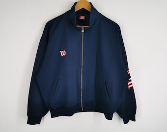 Wilson Jacket Vintage Size Jaspo S/M Wilson Track Jacket 90s