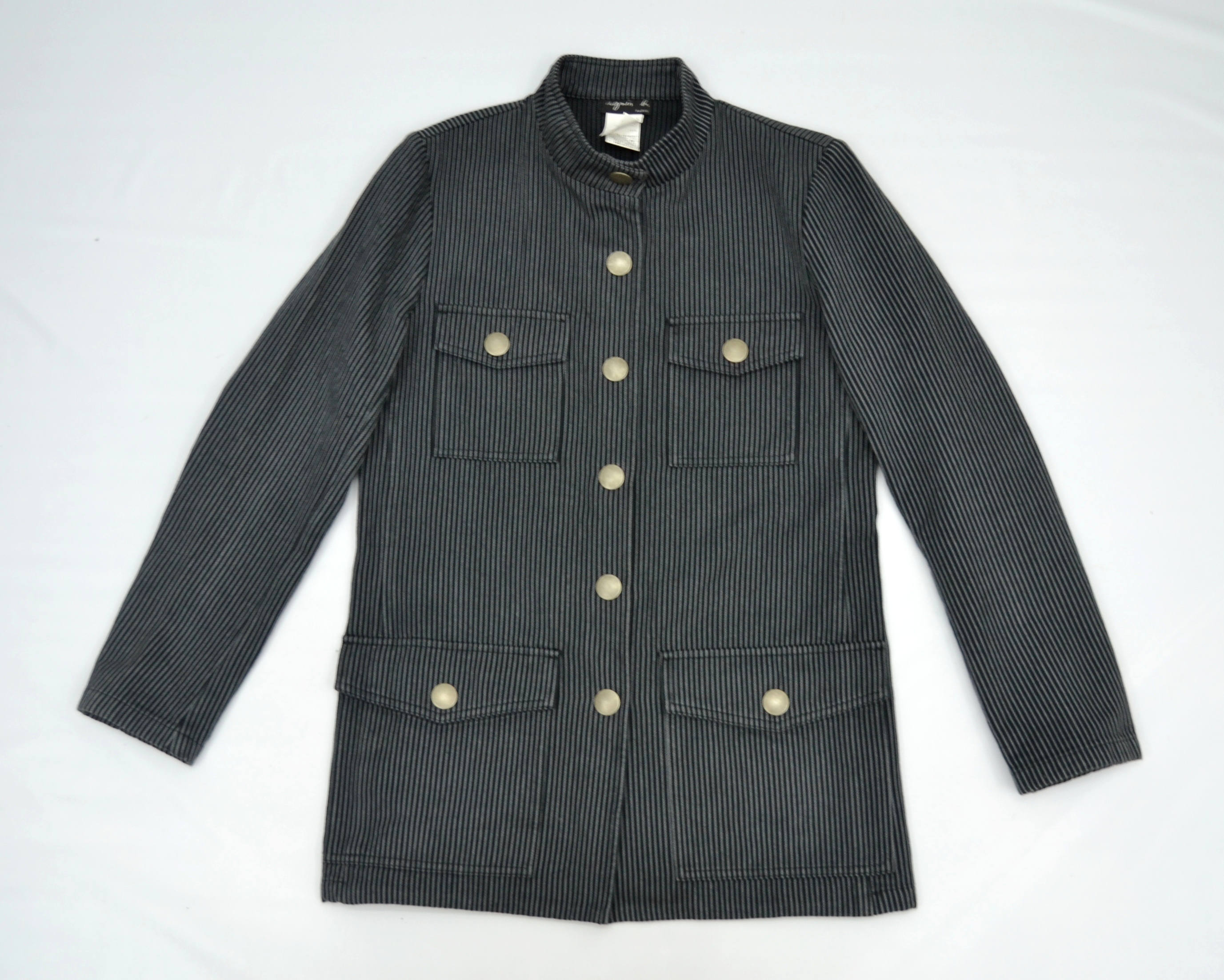 90s agnes b. Black padded zip-up jacket | henpinaomise