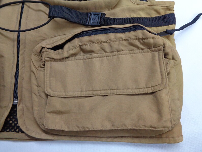 Canon Jacket Vintage Canon Vest Jacket Vintage 90/'s Canon Multi Pocket Sleeveless Vest Jacket Size ML
