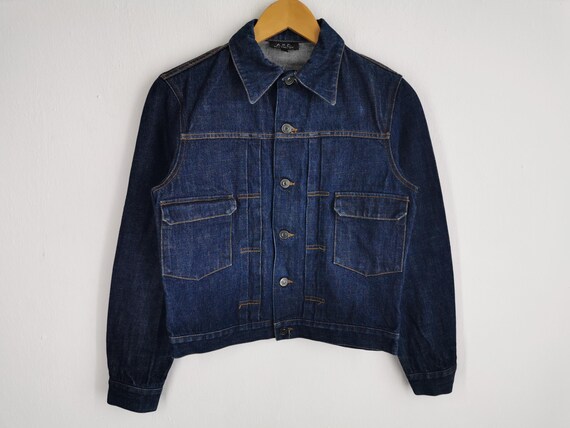 A.P.C. Jacket Vintage 90s A.P.C. Selvedge Denim Jeans Jacket Made