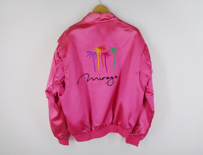 Made In USA Windbreaker Jacket Size XL Mirage Las Vegas Windbreaker Vintage Mirage Las Vegas Jacket Vintage 90/'s Mirage Las Vegas By M.A.P