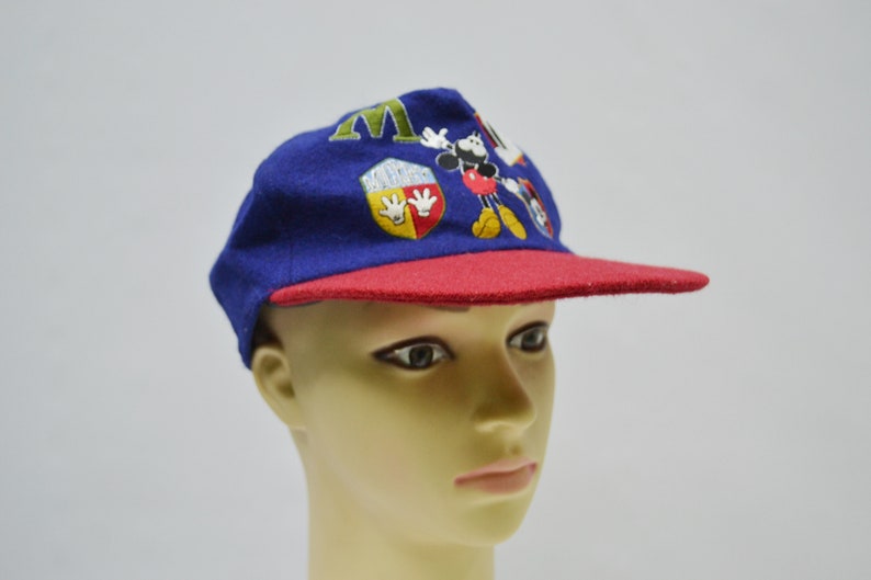 Mickey Mouse Cap Vintage Mickey Mouse Tokyo Disneyland Walt Disney Cap Mickey Mouse Made In Japan Vintage Wool Hat