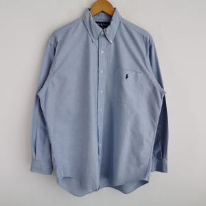 Polo Ralph Lauren Shirt Vintage 90s Polo Ralph Lauren Button Shirt Size L