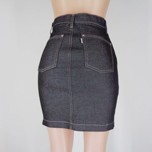 Levi&#39;s Skirt Vintage Levis Jeans Women Skirt Vintage Levis Made In Japan Women Denim Mini Skirt Waist Size 27&quot;-28&quot; Inches