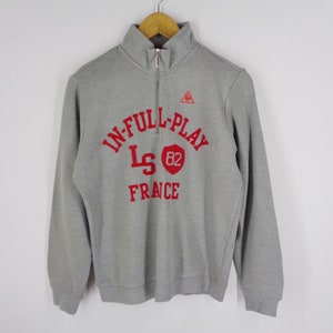 Le Coq Sportif Sweatshirt Le Coq Sportif Pullover Le Coq Sportif France Collection Pullover Sweatshirt Women Size L