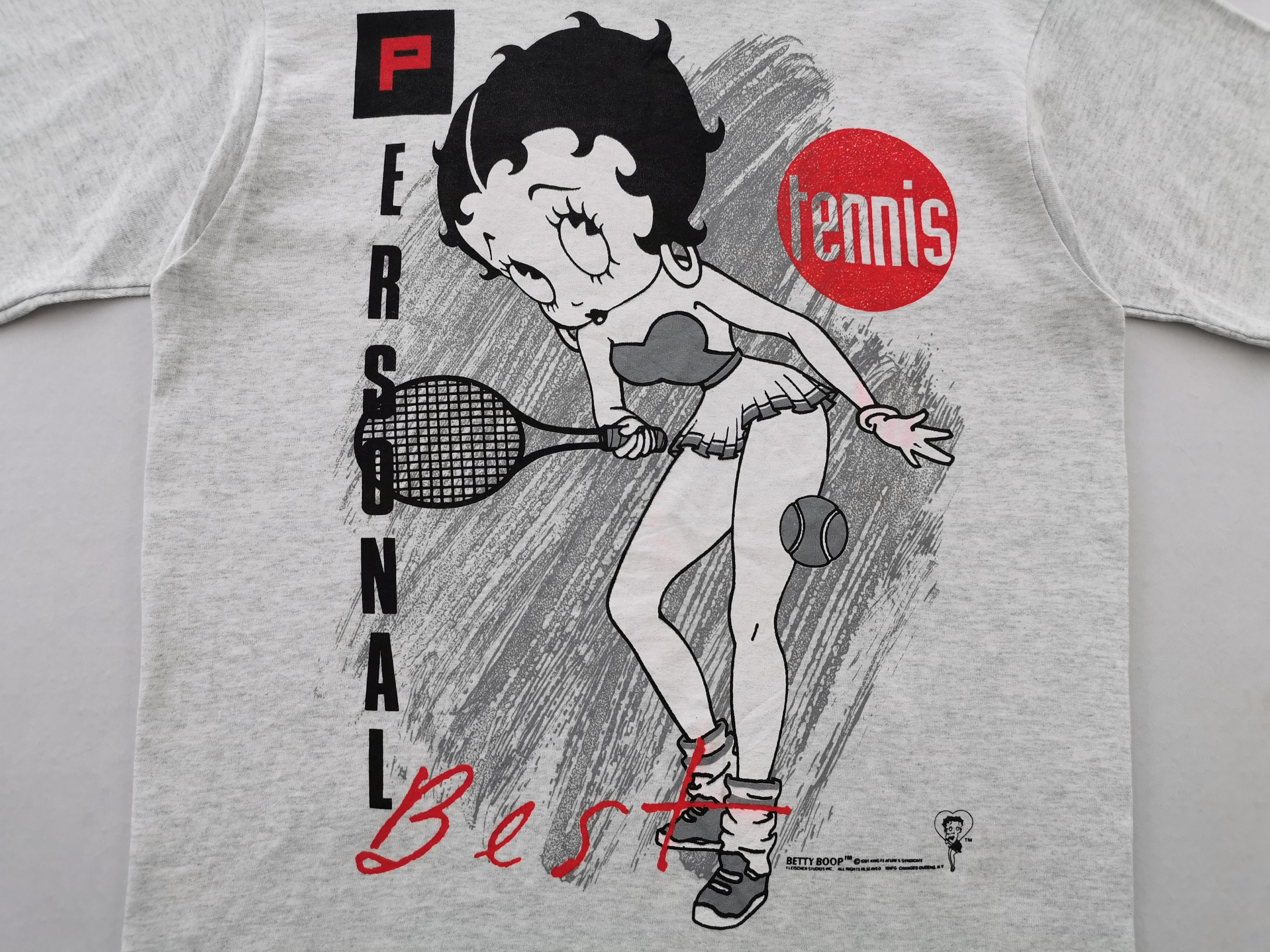 Betty Boop Shirt Vintage 90s Betty Boop Made in USA Tennis