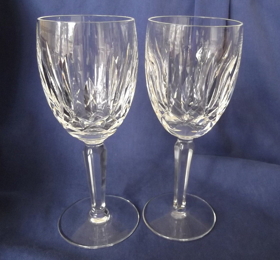 Pair of Waterford Crystal Kildare Red Wine/Claret Etsy