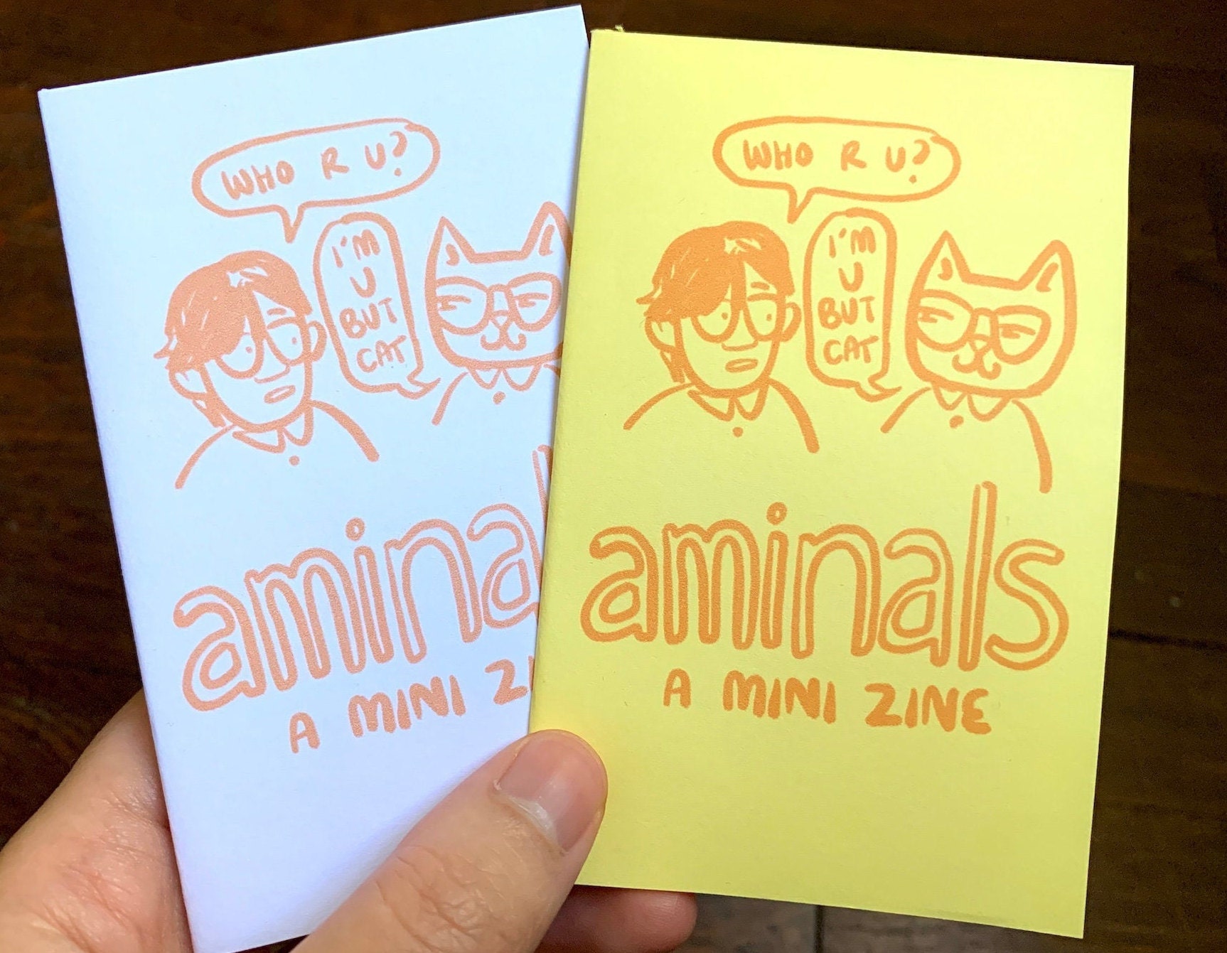 AMINALS: a mini zine of good bad animal art