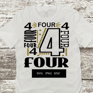 4th Birthday SVG| 4th Birthday| 4th Birthday Shirt| Fourth Birthday SVG| Four Kid Shirt Design| Birthday Shirt Svg| 4th Birthday Collage