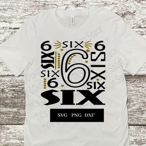 6. Geburtstag SVG| Sechster Geburtstag SVG| 6 Geburtstag Shirt| Sechster Geburtstag Shirt| Geburtstagskind SVG| Geburtstagskind SVG| | 6 SVG| Sechs SVG