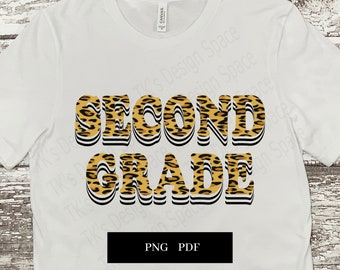 Second Grade Sublimation| 2nd Grade PNG| Hello Second Grade PNG| Hello 2nd Grade Png| Second Grade Shirt| Back To School| 1st Day of School