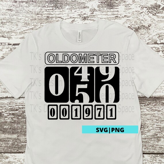 Download 50th Birthday SVG 1971 SVG 50th Oldometer SVG Funny | Etsy