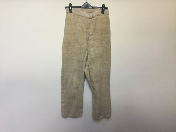 Antique 40s Peasant Pants Ukrainian Mans Trousers