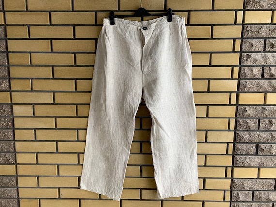 Peasant Pants Homespun Hemp Men’s Trousers Ukraini