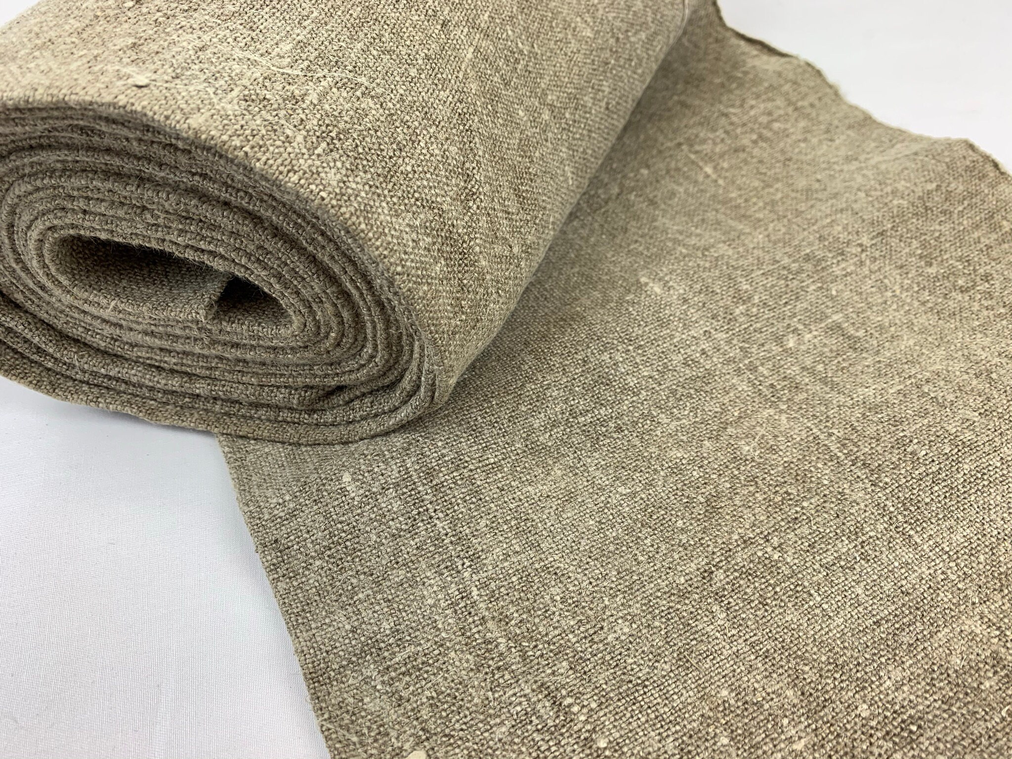 Homespun Nettle Fabric Handwoven Textile Large Bale 3.5 yards Etsy