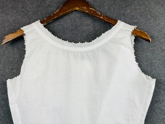 Antique French Camisole Monogram MLD Cotton Corse… - image 5