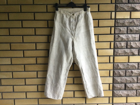 Antique 40s Peasant Pants Ukrainian Mans Trousers