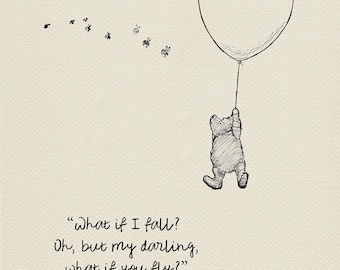 What If I Fall Quote Etsy