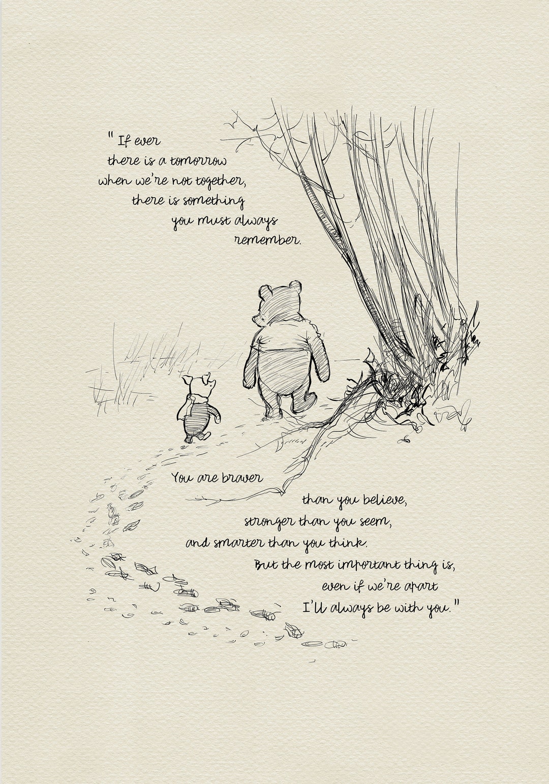 Du Bist Stärker Als Du Denkst Winnie Pooh Du bist mutiger als du glaubst Winnie the Pooh Zitate klassischer