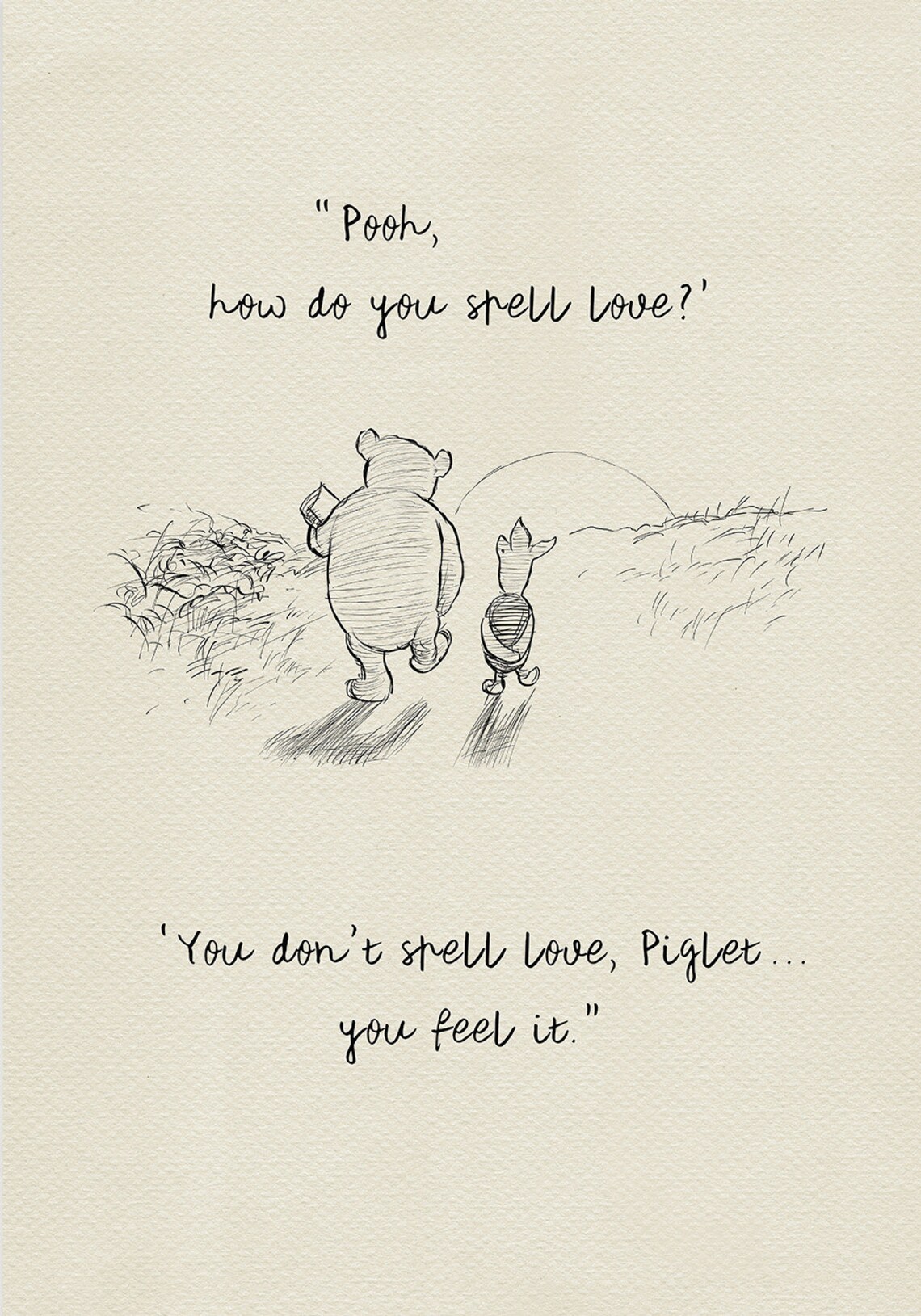 Buchstabieren Pooh wie Sie Liebe Winnie The Pooh Zitate Etsy