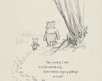 Winnie Puuh Illustration Print: Shepard Illustration #107