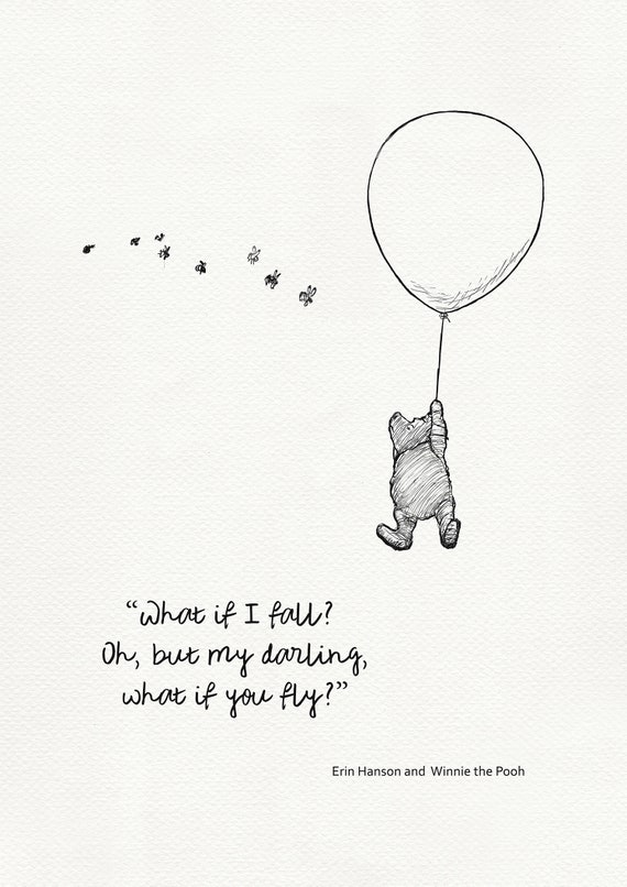 What If I Fall Ohbut My Darlingwhat If You Fly Quote | Etsy Canada
