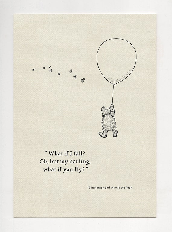 What If I Fall Ohbut My Darlingwhat If You Fly Quote Etsy