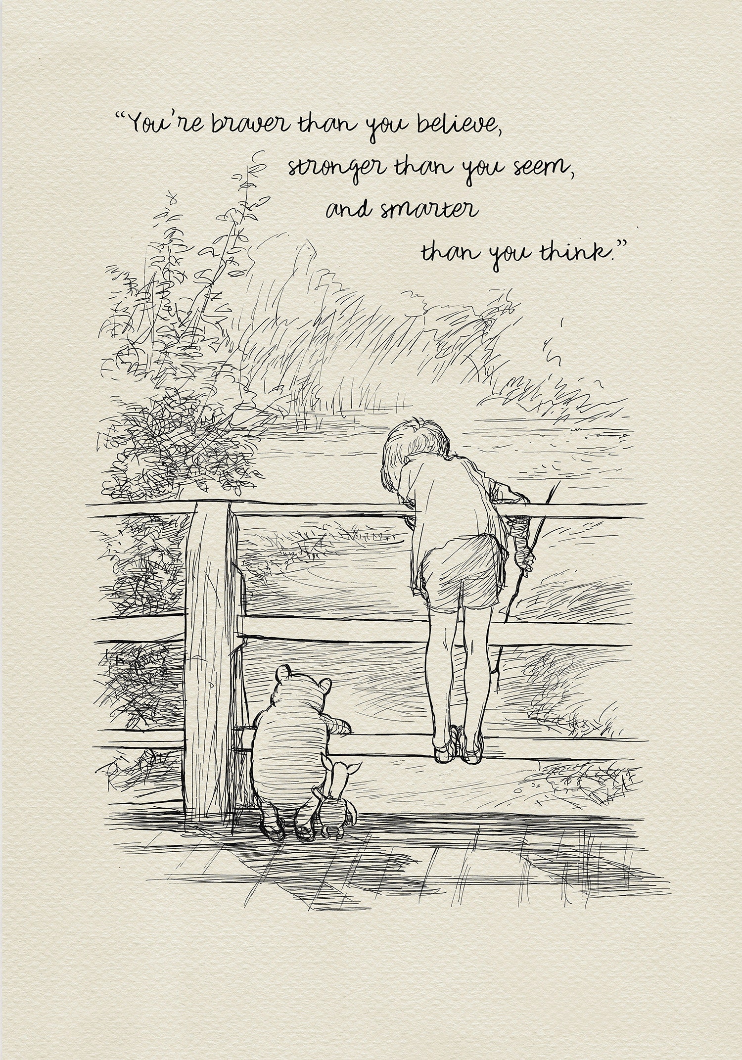 Winnie The Pooh Posters With Quotes You Are Braver Than You Believe Winnie The Pooh Quotes - Etsy Winnie The Pooh Posters With Quotes You Are Braver Than You Believe Winnie The Pooh Quotes - Etsy