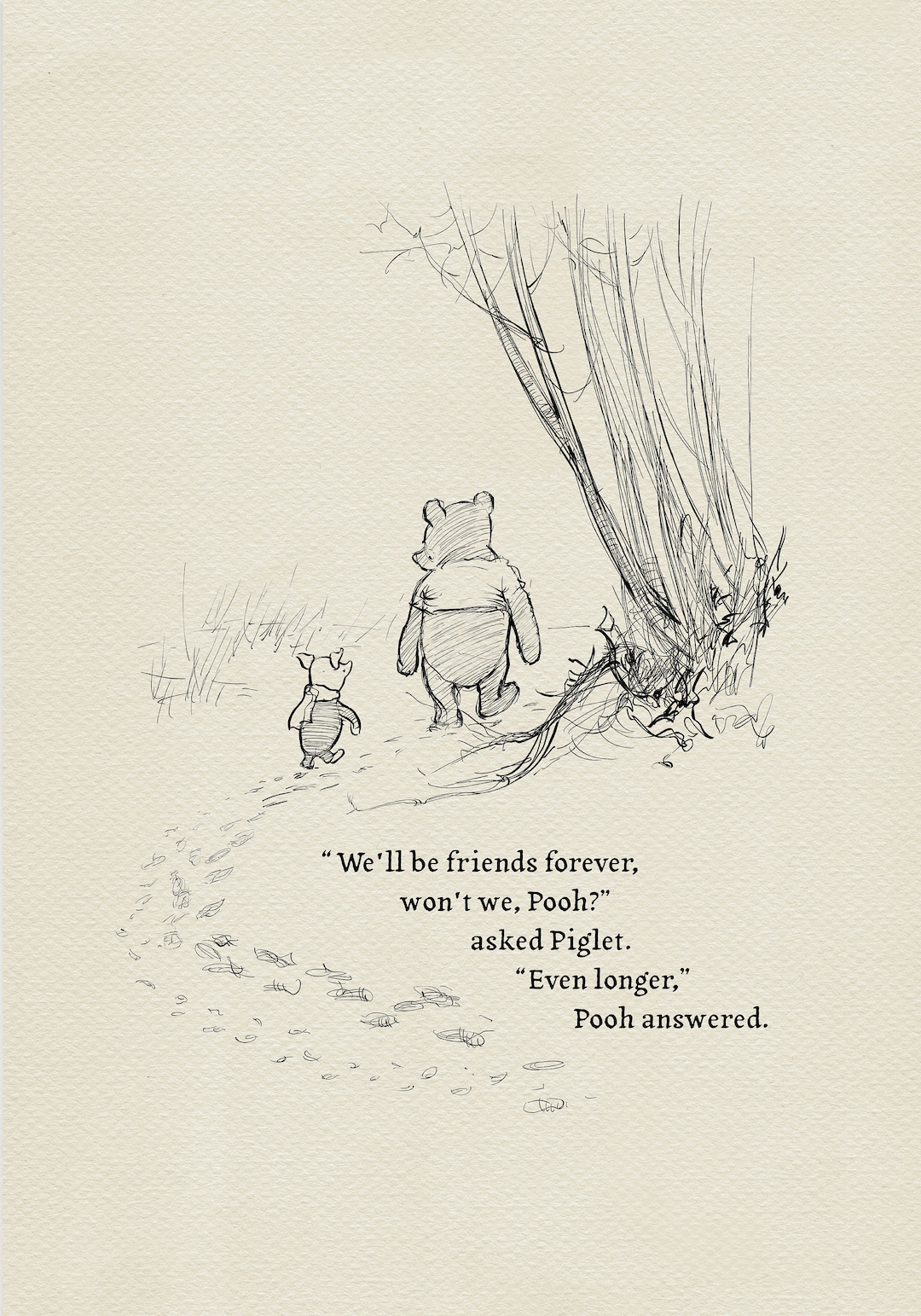 Forever And Ever Winnie The Pooh Lyrics We'll Be Friends Forever, Won't We, Pooh Winnie the Pooh Quotes Classic