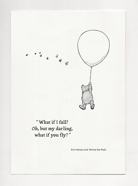 What If I Fall Ohbut My Darlingwhat If You Fly Quote Etsy