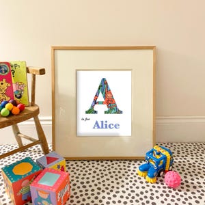 Impressões personalizadas para quarto de criança e berçário a partir de arte original desenhada à mão Download digital Imagens personalizadas Presente para bebê recém-nascido