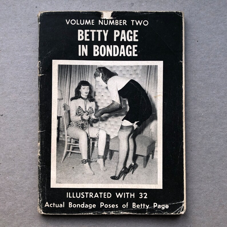 Original Betty Page in Bondage Pocket Magazine Volume 2 1960 Etsy UK