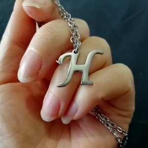 Collar con inicial, letra mayúscula, piedra de cumpleaños, regalo para mejor amigo, regalos de San Valentín, collar de amistad, collar con nombre, regalo para mejor amiga.