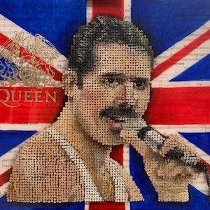 Freddie Mercury of Queen - Screw Art