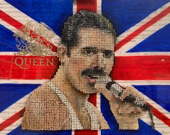 Freddie Mercury of Queen - Screw Art