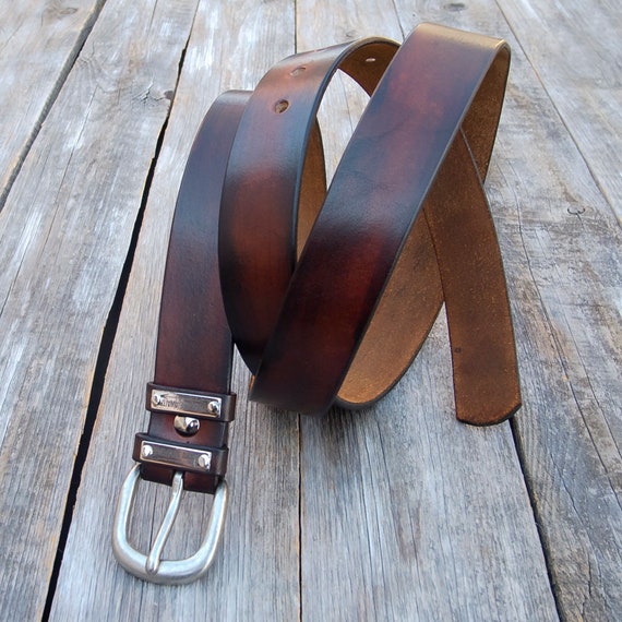 Dark Brown Belt in Italian Cow Leather