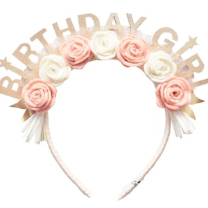 birthday tiara kids, Birthday crown,  First Birthday Crown Girl, Birthday Girl Headband, for Kids, Girls Bday Crown
