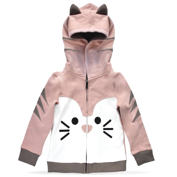 Cat Print Jacket Etsy