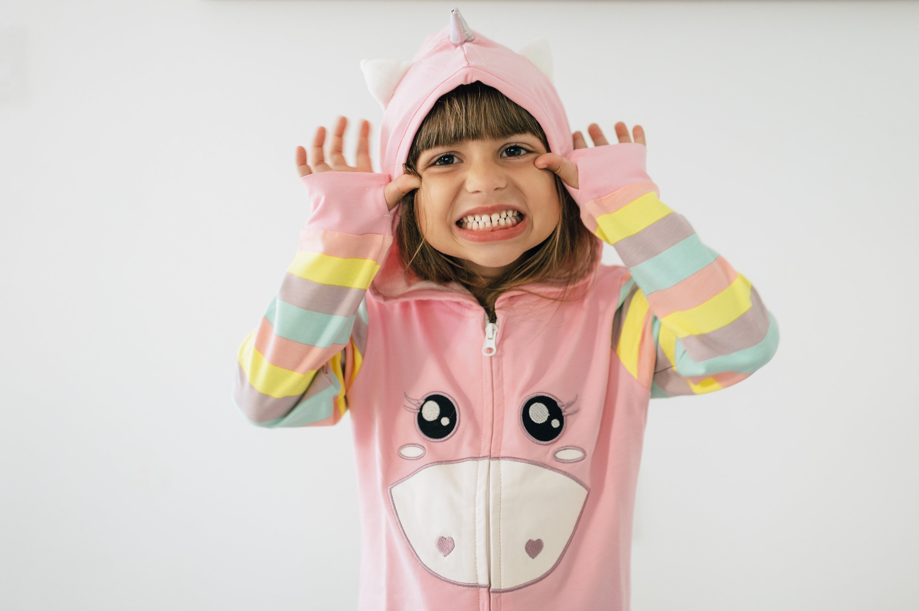 4T, 4 Year Apparel, Unicorn Zip-up Hoodie, Wing Toddler