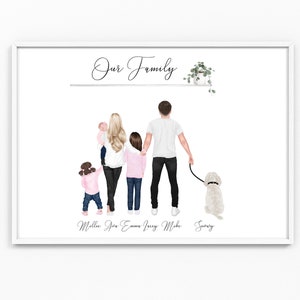 My Family | Our Family| A4 A3 Print | Family Gift | Gifts | Photo Wall | Picture Frame | Wall Decor | Home Prints | Neutral | Grey Home |