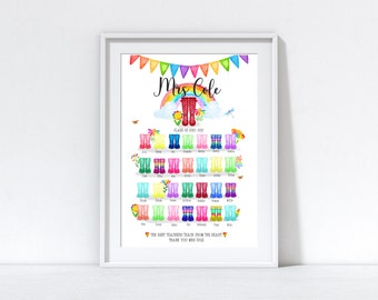 Teacher | Thank you | Gift | Print | Welly | Wellies | A4 | A3 | End of School | Summer | Present | Teachers | Personalised | Classroom