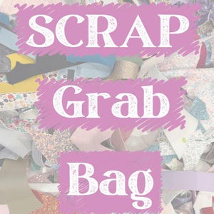 Borsa di ritagli in finta pelle, ritagli di riciclo creativo per fiocchi, piccoli ritagli di fogli, materiali per fiocchi per capelli, materiali vari, confezione di ritagli artigianali, confezione misteriosa