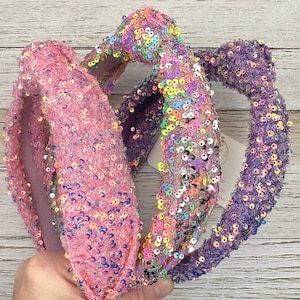 Sequin Knot Headband - Etsy display picture 3